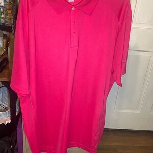 Nike dri-fit tour fuchsia pink xxl performance golf shirt